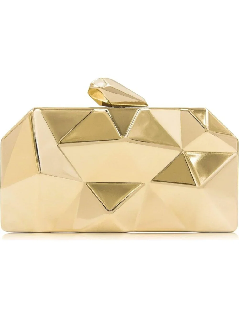Chic Metallic Clutch Purse for Women | Elegant Evening Bag | Alloy Shell Design